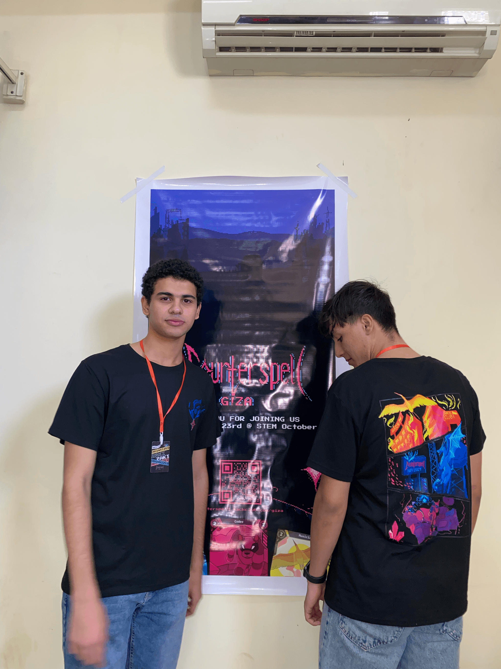 Zaki and Zoro dropping the coolest pose of the day.